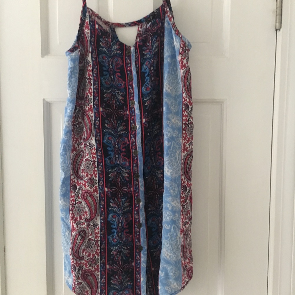 Paisley mini dress